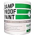 Rempro 2.5kg White Damp Proof Paint - Internal & External Liquid DPM for Water & Vapour Membrane Proofing Applications