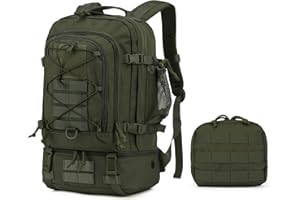Mardingtop 28L Unisex Zaino Tattico Militare Molle Zaini da Viaggio Zaino Moto per Trekking all'aperto Escursionismo Sportivo