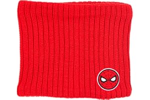 Marvel Spider-Man Écharpe tube pour enfant sous licence officielle pour garçon Taille unique à partir de 3 ans Accessoire d'hiver chaud et doux Cadeau pour garçons