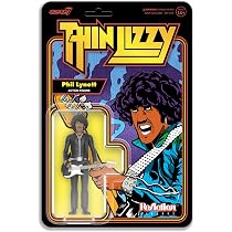 Réplique Miniature Guitare Phil Lynott Thin Lizzy - Ornement Fait Main Échelle 1/4 - Idée Cadeau Musicien