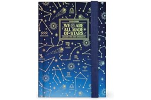 Legami Dzienny kalendarz zdjęć 2025-2026, Stars, 16 miesięcy, mały dziennik, od września 2025 do grudnia 2026 r., zapięcie z gumką, papier z certyfikatem FSC, 9,5 x 13,5 cm