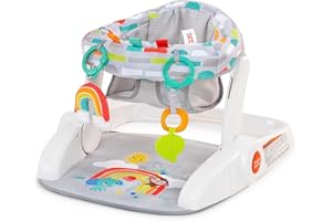 Bright Starts Baby Seat with 2 Positions with Toys, Unisex, 4-12 Months, Playful Paradise