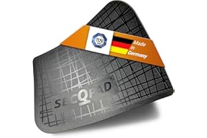 secQpad Antirutschmatte für Pedal griffig auf allen Untergründen | Perfekt für alle Fußsteuerungen, Nähmaschinen Anlasser Trittschalter beim Gaming, E-Gitarre, Wah-Wha, Sustain, Sound Effekte Trommel