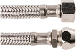 Geberit 19855 4 Tuyau de raccordement Flexible Schell-3/8 x 10 x 300 mm-en Acier Inoxydable, 3/8" x 10 mm x 300 mm, 3/8 x 10 x 300mm