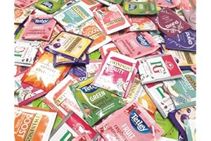 AB.GROCERIES Refill Pack Enveloped Tea Bags Large Selections of Classic Black Fruit Herbs Green Decaf Healthy Caffeine Free Popular Flavours Blends (FRUIT TEA, x50 Tea envelopes)