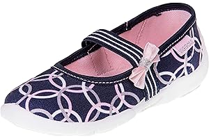 Viggami Mädchen Hausschuhe Ballerinas Lederinnensohle – Atmungsaktive Sohle – Bequeme Hausschuhe für Kindergarten, Kita