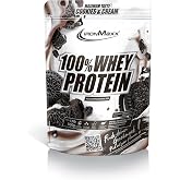 IronMaxx Whey 100% Por ciento Prote&iacute;na de suero en polvo- soluble en agua- sabor: galleta y crema- bolsa de 500g (1 paquete)