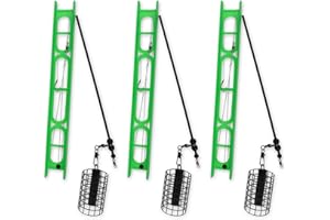 Storfisk Fishing & more Lot de 3 paniers à nourriture pré-assemblés pour pêche à la plume