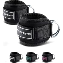 Fitgriff® Straps + Poignets pour Gym (1 Set) - Poignets Gym et Bandes de Levage Poids - Accessoires Fitness (Black/Pink