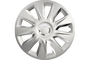 ZentimeX Z744893 Radkappen Radzierblenden universal 17 Zoll Silver