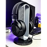 TRAK3D Oyuncu Dik Kulaklık Standı - 23 cm (G&uuml;m&uuml;ş Gri)