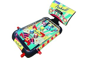 LEXIBOOK, Pinball electrónico de Mesa, Juego de acción y Reflejos para niños y Familia, Pantalla LCD, Efectos de luz y Sonido, JG610