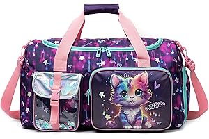 HTgroce Sac de Sport Fille Chat Sac de Voyage