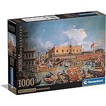 Clementoni Museum Collection Arnolfini And Wife 1000 Pieces, Made In Italy, Jigsaw Puzzle For Adults, Multicolor, Medium 1260-39