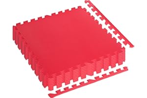 MOVIT Tappeto Puzzle - 60x60cm, 8 Pezzi, Antiscivolo, Salvapavimento, in Schiuma EVA, Incastro, 11 Colori - Tappetino Fitness, Materassino Palestra, Pavimentazione Gommata, da Ginnastica, Allenamento