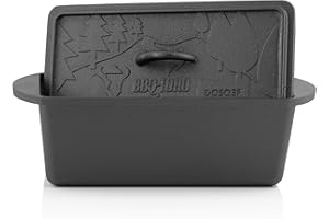 ‎BBQ-TORO BBQ-Toro Dutch Oven Pan | Gusseisen Kochtopf Gusstopf | 3,0 Liter | preseasoned - bereits eingebrannt | Bräter mit Deckel | DOSQ3F