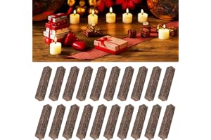 UIRHEURD 20 Stück Dauerdocht Dauerdocht für Wachsfresser Dauerdocht für Kerzenreste Kerzendocht für Kerzenfresser Kerzenrestefresser Ersatzdocht Docht Kerzendocht Dicke Outdoor Kerzenfresser