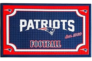 Team Sports America 41EM3818B Fußmatte, Motiv: New England Patriots