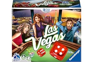 Ravensburger - Las Vegas Jeu de Société - Jeu Casino Stratégique - Jeu d'Ambiance Familial avec Dés - De 2 à 5 Joueurs - Dès 8 Ans - 26745 - Version Française