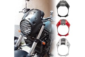 TAZGANTAX Motorcycle Front Mask Cover Windshield Wind Deflector for Rebel CMX 500 300 Headlight Fairing Cowl Windscreen Compatible with Ho-nda Rebel CMX500 CMX300 2017 2018 2019 (Black)
