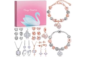 GRANDFUN Jewellery Advent Calendar 2024 Women: Advent Calendar 2024 Teen Girls Gifts for Women Her Mum Xmas Gifts Bracelets Womens Advent Calendar 2024 Teenagers Girls Christmas Gifts