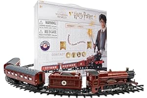 LIONEL Harry Potter Hogwarts Express - Mini modellino di trenino, ideale per Natale e vacanze, dai 4 anni in su, set di trenini giocattolo motorizzato, rosso