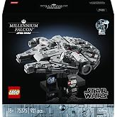 LEGO Star Wars Millennium Falcon 75375 | Set for Adults, Collectible Starship Model Kit, Display Stand & Nameplate for Desk D