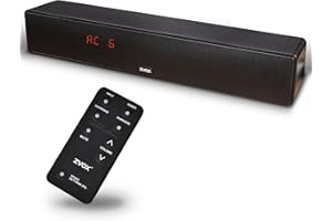 ZVOX Accuvoice AV157 Barre de son avec clarification des dialogues et technologie auditive brevetée avec douze niveaux de d’amplification de la voix - Noir