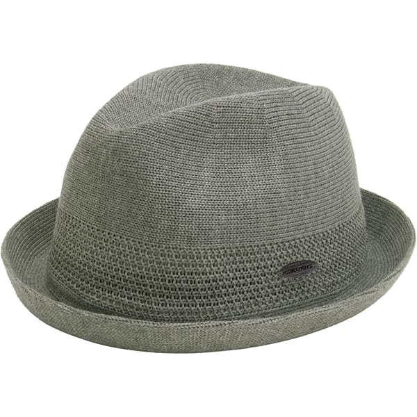 Cap Herren Pork Pie CHILLOUTS Oxford Hat , Black, 55-57 Cappello Di Paglia Uomo Sombrero Hombre