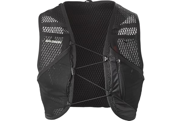 Salomon Active Skin 8 No Flasks, accès Facile à l’hydratation, Ajustement précis avec Design SensiFit, Rangement Marathon avec Poches sécurisées