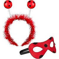 Boland Marienkäfer Haarreif - Niedliche Tiara Mit Wackelnden Käfern Für Karneval & Mottopartys