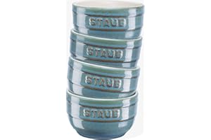 STAUB Zwilling Mini Ramekin 40508-155-0 - Casseruola rotonda da 200 ml, set da 4 pezzi