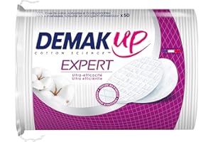 Demak'Up Duo+ - owalne płatki bawełniane do usuwania makijażu (po 4 opakowania po 50 sztuk)