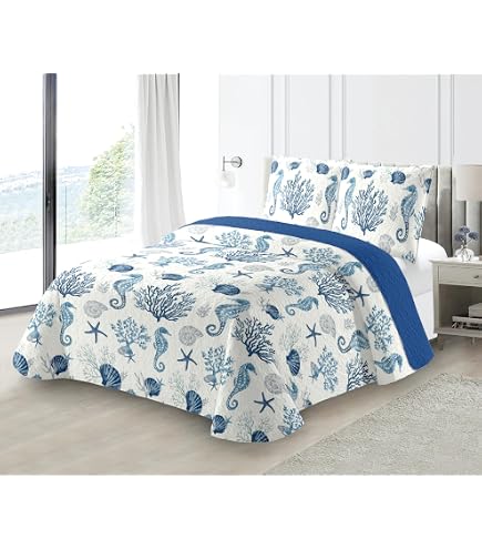 Couvre-lit Matelassé Boutis Fanny & Céline - Dimensions 220x240 Cm + 2 Taies D'oreiller 65x65 Cm - Microfibre, Garnissage Polyester 250 G/m², Lavable 30° - 8