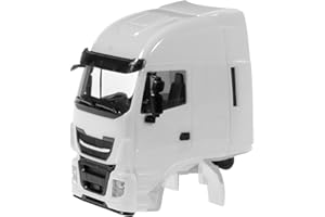 herpa Servizio ricambi Iveco Stralis per cabine di guida, camion per l'artigianato e la raccolta, Colore bianco, small, 085045