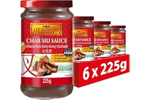 Lee Kum Kee Char Siu Sauce, Honey Barbeque, Vegetarian, No Added MSG, 225 g (Pack of 6)