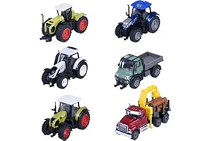 Majorette – Vehículos de Granja Premium, Surtido de 6 Modelos, envío Aleatorio, de Metal a Escala 1:64 (7,5 cm), con Piezas móviles y Blister Decorado, Desde 3 años (8503000000)