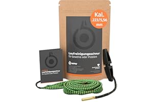 WPW Barrel Cleaning Line for Rifles as Gun Cleaning Kit & Barrel Cleaner, Calibre 17/223 / 5.56 mm / 243 / 6 mm / 264/6.5 mm / 270 / 7 mm / 7.62 mm / 308/30-06 / 8 mm / 9 mm / 9.3 mm / 338/458