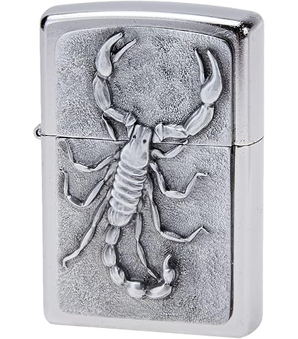 Zippo Feuerzeug PL Used Cross Accendino, Ottone, Effetto Acciaio