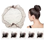 6 Filets à Cheveux Pour Perruques - Nylon Respirant Beige - Élastique Anti-Dérapant - Taille Unique