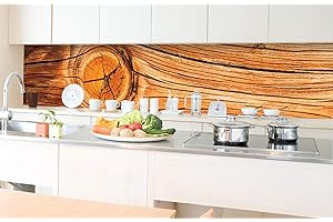 DIMEX Küchenrückwand Folie selbstklebend Holz KNOTEN | Klebefolie - Dekofolie - Spritzschutz für Küche | Made in EU - 350 cm x 60 cm