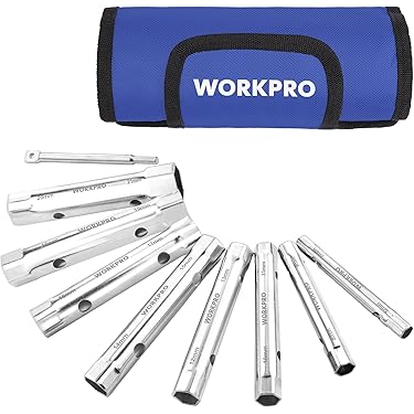 WORKPRO Set Di Chiavi Regolabili 3 Pezzi, Chiave A Rullino 150, 200 - Foto 14