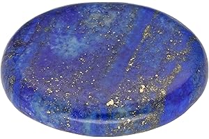 LEBENSQUELLE PLUS Pietra a disco per lapislazzuli, pietra tascabile di alta qualità
