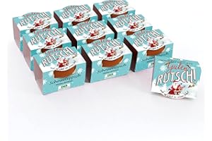 ‎BULL & BEAR Bull & Bear 10er Set Mini Pflanzset 'Guten Rutsch' mit Schneeteppich Samen im Topf 4,5cm, weißes Steinkraut Anzuchtset mit Pflegeanleitung