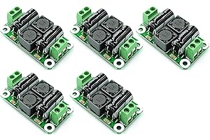 TECNOIOT 5 pièces 0-50 V 4A DC carte de filtre d'alimentation classe D amplificateur de suppression EMI pour voiture automatique