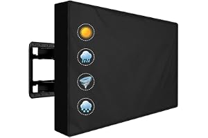 Bonna Uppfällbart TV-skydd för 40–43 tums TV, 600D vindtät slitstark Oxford 42 x 26,5 x 5 tum (L x B x H)