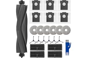 ACOMTUO 10 Stück Kompatibel für Dreame X30 Ultra/L10s Pro Ultra Heat/L10s Ultra Gen 2/X40 Ultra Complete/X50 Ultra Complete,Dreame X30/X40/X50 Staubbeutel,Aktivkohle Staubbeutel Dreame X30