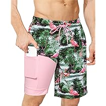 Buy SURF CUZ Mens Swim Trunks with Compression Liner
