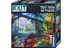 ‎KOSMOS KOSMOS 683979 EXIT® – Das Puzzle: Das verborgene Atelier, 500 Teile Puzzle, für Erwachsene und Kinder ab 10 Jahren, Escape Room Puzzle für Einsteiger mit Rätseln
