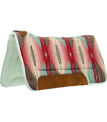 Tapis De Selle Weaver Leather En Feutre De Laine Mélangée – 68,6 Cm, Évacuation D'Humidité
